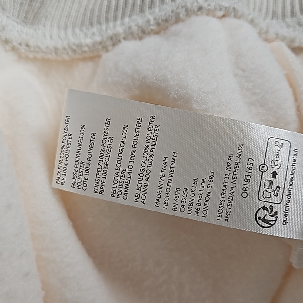 Free People We The Free Cozy Camden Sweatshirt Vanilla Ice Cream - Picture 12 of 12